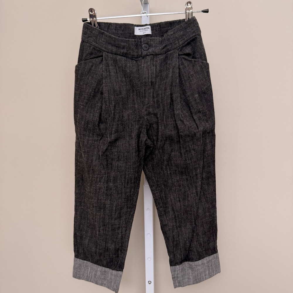 Motoreta Kids  Dark Gray Cropped Jeans size 6/7
